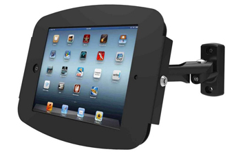 COMPULOCKS, SPACE SWING ARM BLACK, LOCKABLE SPACE ENCLOSURE
